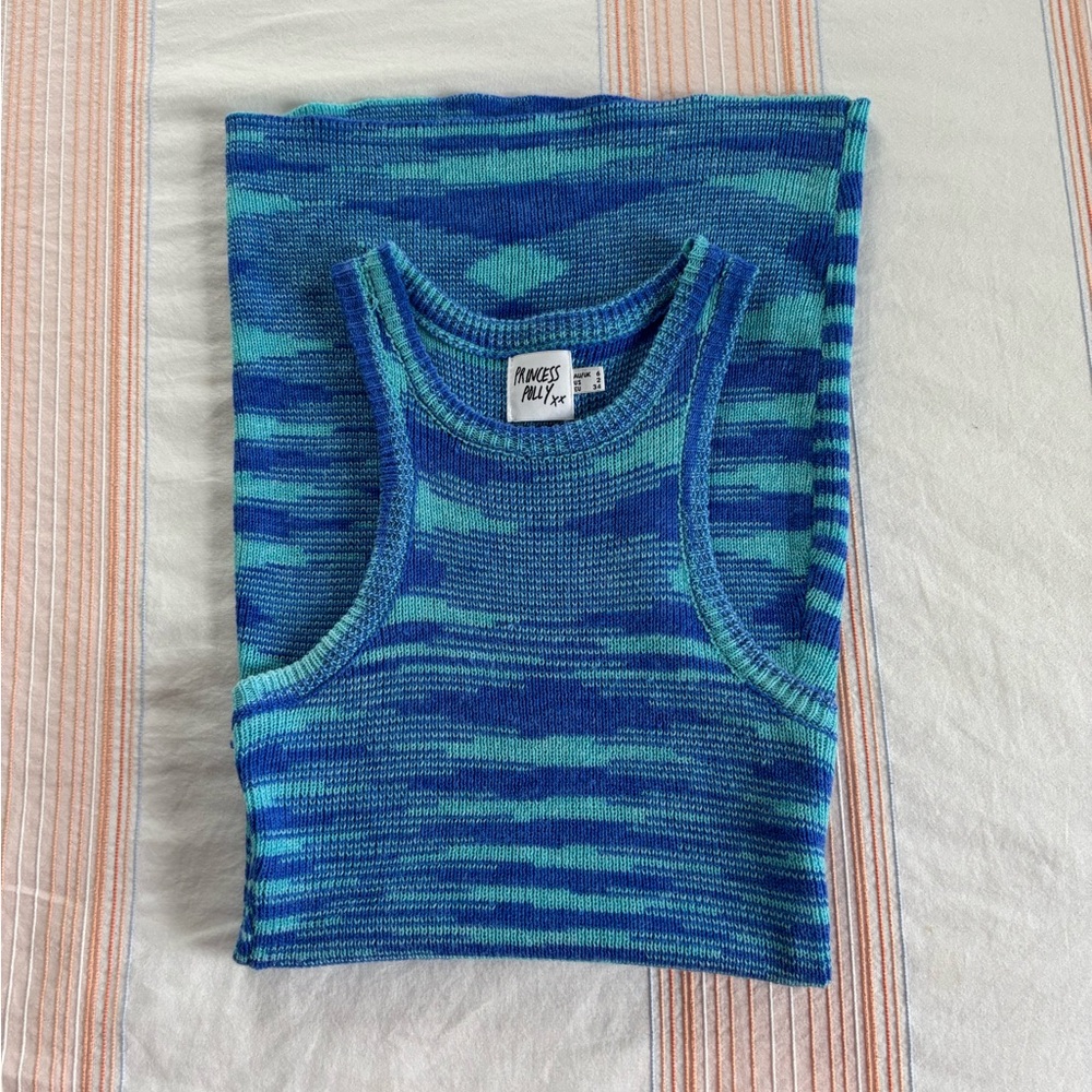 Princess Polly Blue Knit Sweater - Picture 3 of 4